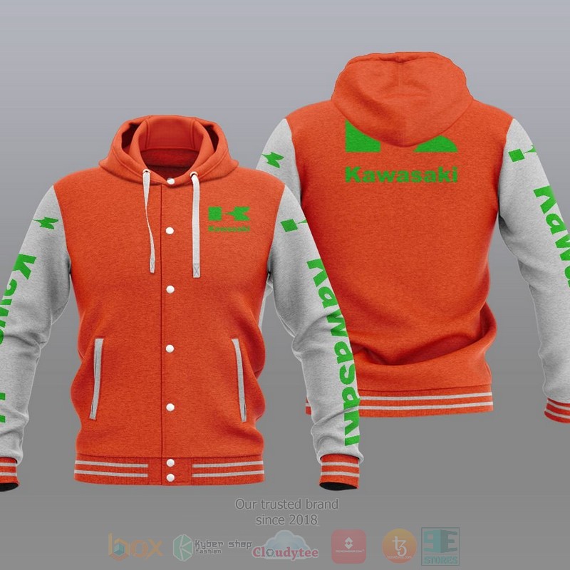 Kawasaki Car Baseball Jacket Hoodie Kawasaki Car Baseball Jacket Hoodie
