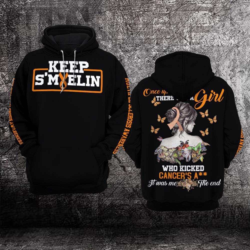 Keep S’Myelin Multiple Sclerosis Awareness 3D Hoodie – Limited Edition Keep S’Myelin Multiple Sclerosis Awareness 3D Hoodie – Limited Edition