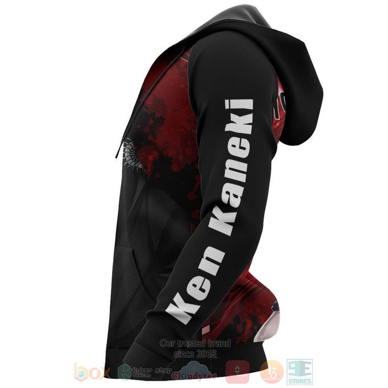 Ken Kaneki Tokyo Ghoul Anime 3D Hoodie Ken Kaneki Tokyo Ghoul Anime 3D Hoodie