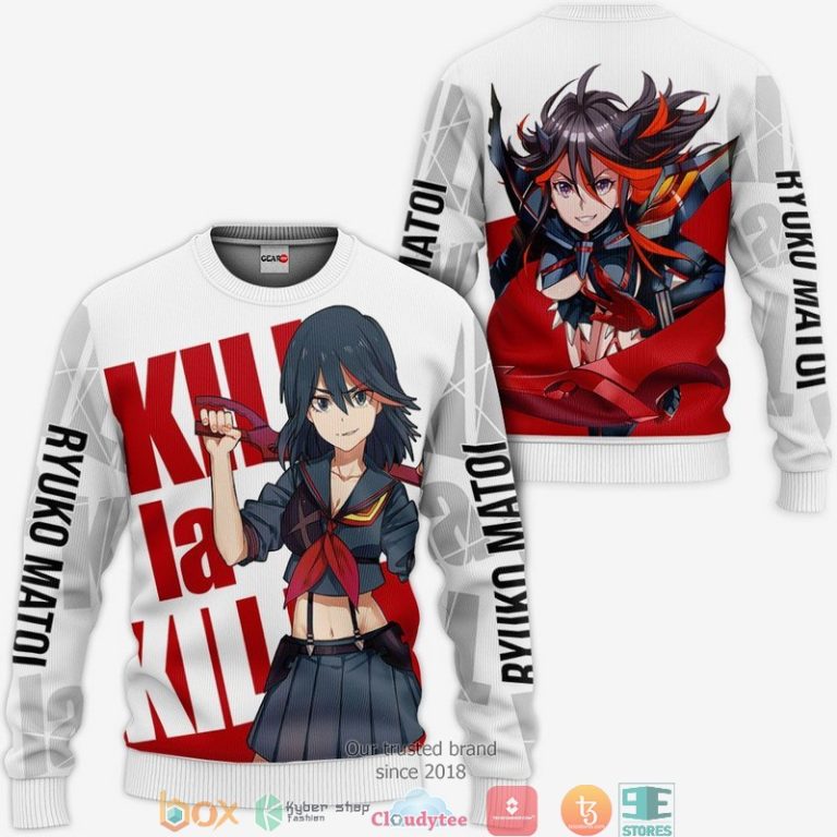 Kill-La-Kill-Ryuko-Matoi-Anime-3D-Hoodie-Bomber-Jacket-2