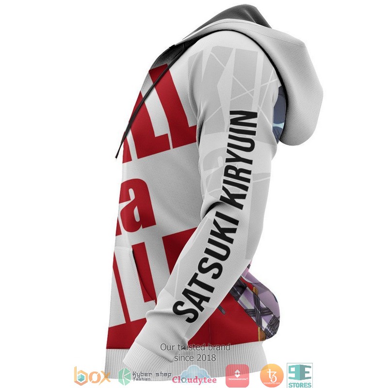 Kill La Kill Satsuki Kiryuin Anime 3D Hoodie Kill La Kill Satsuki Kiryuin Anime 3D Hoodie