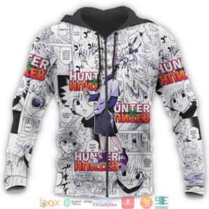 Killua Zoldyck Hxh Anime Mixed Manga 3D Hoodie