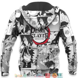 Kimetsu Anime Mix Manga Giyu Tomioka 3D Hoodie