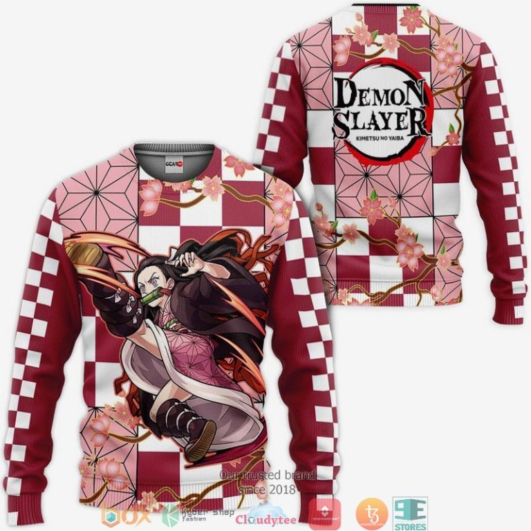 Kimetsu-Nezuko-Anime-3D-Hoodie-Bomber-Jacket-2