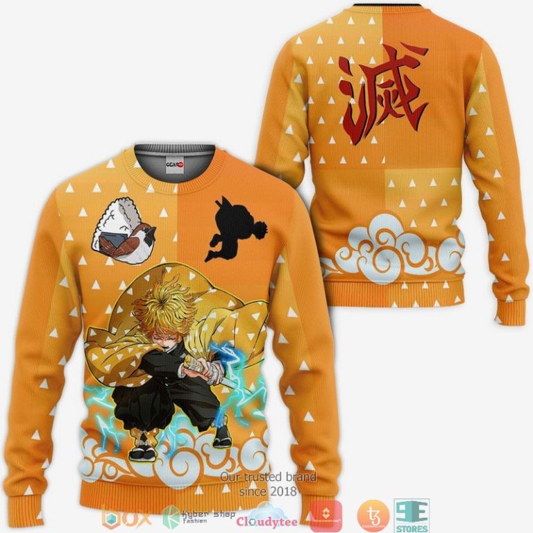 Kimetsu-Zenitsu-Anime-3D-Hoodie-Bomber-Jacket-2