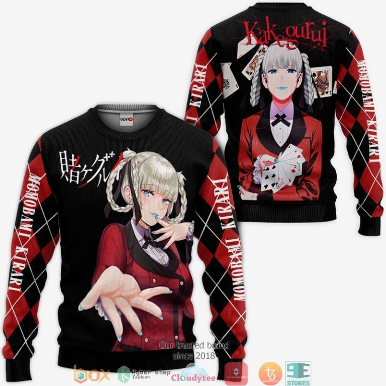 Kirari-Momobami-Kakegurui-Anime-3D-Hoodie-Bomber-Jacket-2