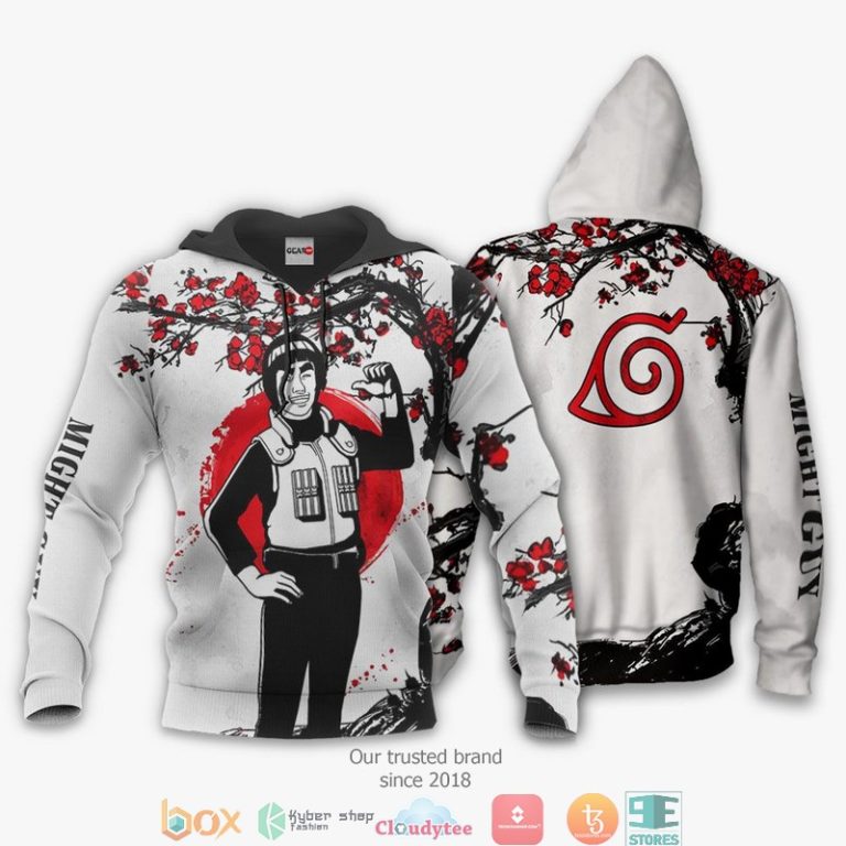 Konoha-Might-Guy-Japan-Anime-3D-Hoodie-Bomber-Jacket-3