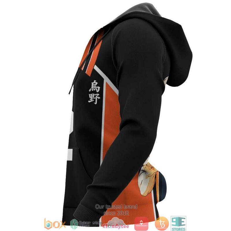 Koshi Sugawara Karasuno Haikyuu Anime 3D Hoodie Koshi Sugawara Karasuno Haikyuu Anime 3D Hoodie