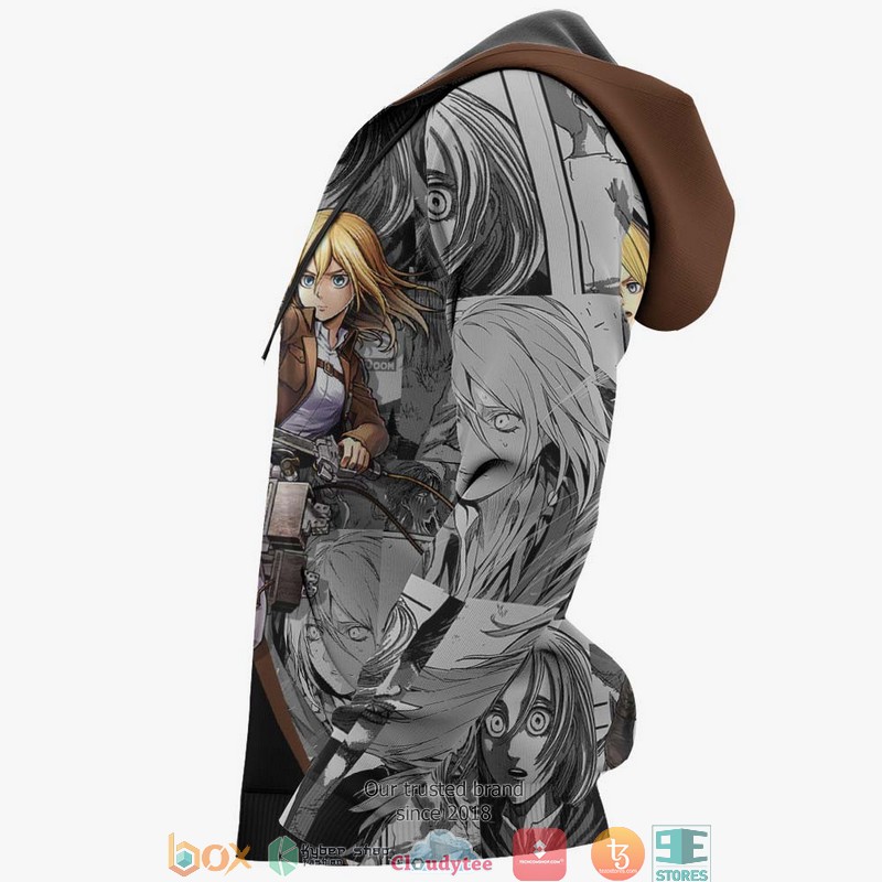 Krista Lenz Attack On Titan Anime Merch Manga 3D Hoodie Krista Lenz Attack On Titan Anime Merch Manga 3D Hoodie