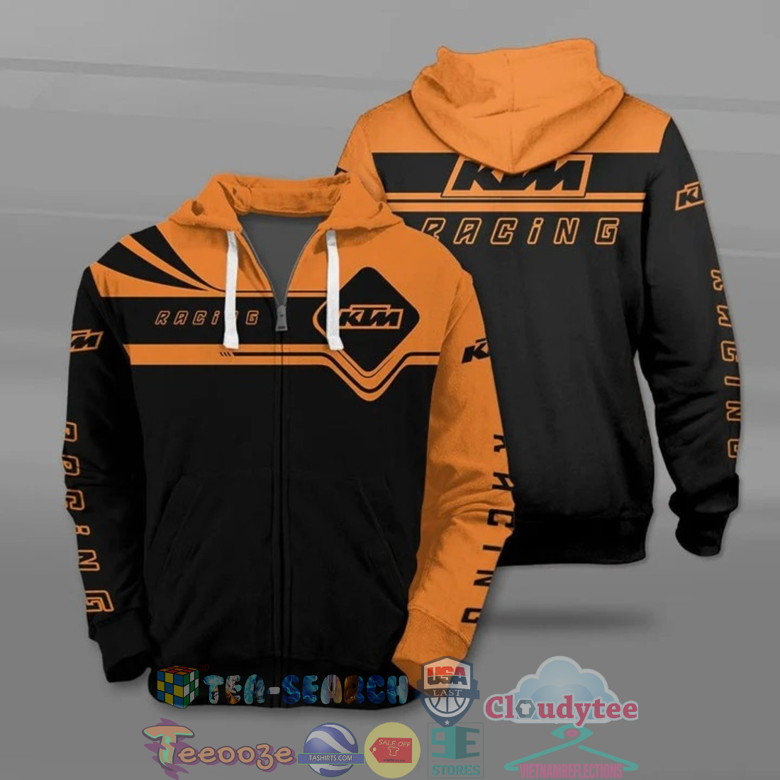 Ktm Racing All Over Printed T-Shirt Hoodie Ktm Racing All Over Printed T-Shirt Hoodie