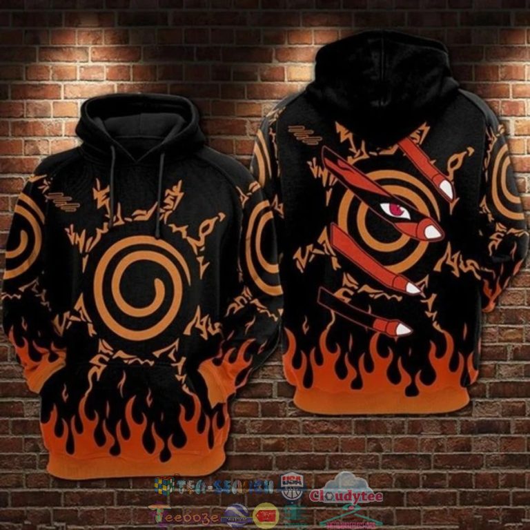 Kurama-Naruto-Anime-3D-Hoodie-2