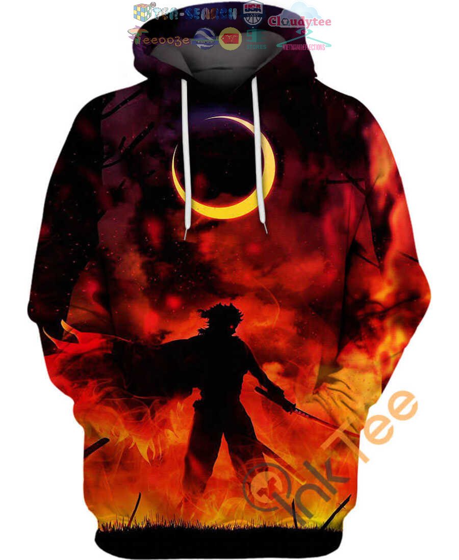 Kyojuro Rengoku Breath Of Fire Demon Slayer Hoodie 3D Kyojuro Rengoku Breath Of Fire Demon Slayer Hoodie 3D