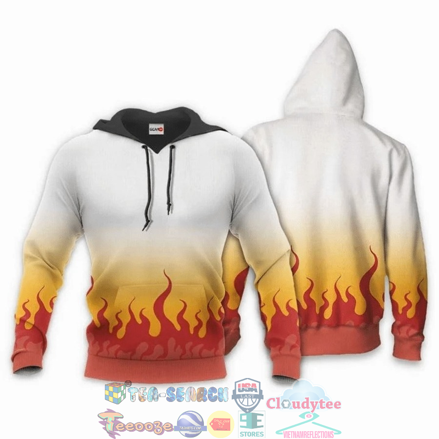 Kyojuro Rengoku Costume Demon Slayer Anime 3D Hoodie Kyojuro Rengoku Costume Demon Slayer Anime 3D Hoodie