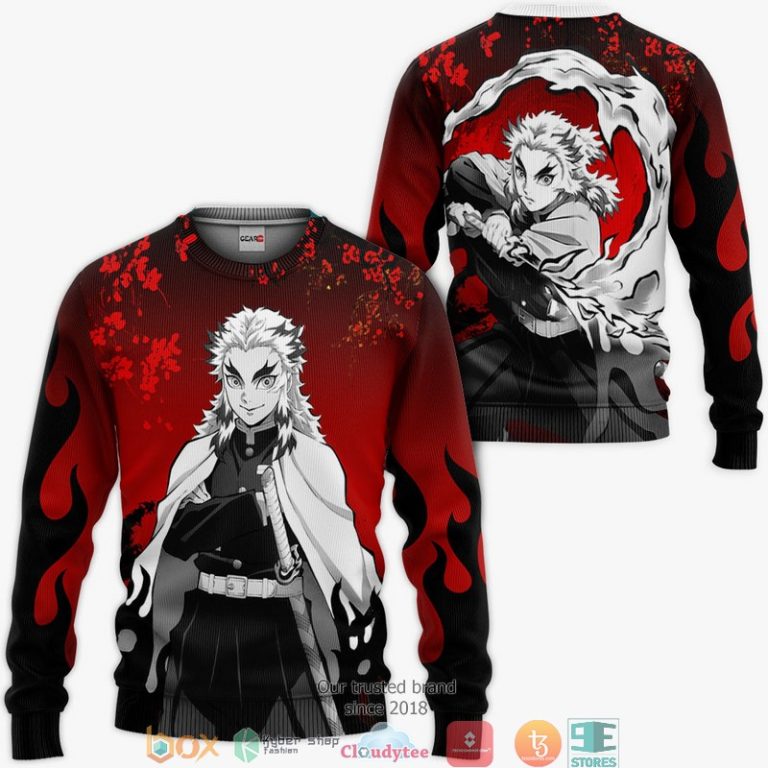 Kyojuro-Rengoku-Kimetsu-Anime-Merch-Japan-Art-3D-Hoodie-Bomber-Jacket-2