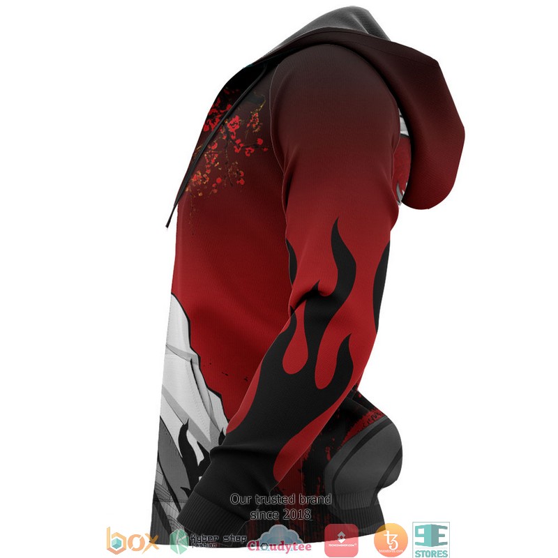 Kyojuro Rengoku Kimetsu Anime Merch Japan Art 3D Hoodie Kyojuro Rengoku Kimetsu Anime Merch Japan Art 3D Hoodie