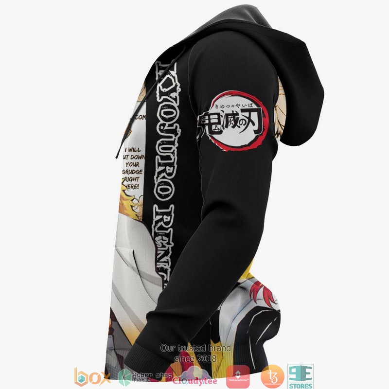 Kyojuro Rengoku Kimetsu Anime Merch Manga 3D Hoodie Kyojuro Rengoku Kimetsu Anime Merch Manga 3D Hoodie