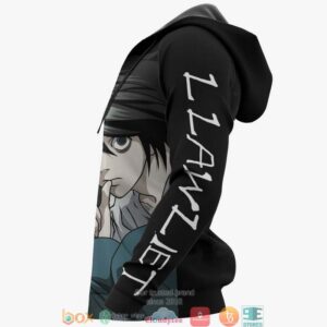 L Lawliet Anime Merch 3D Hoodie