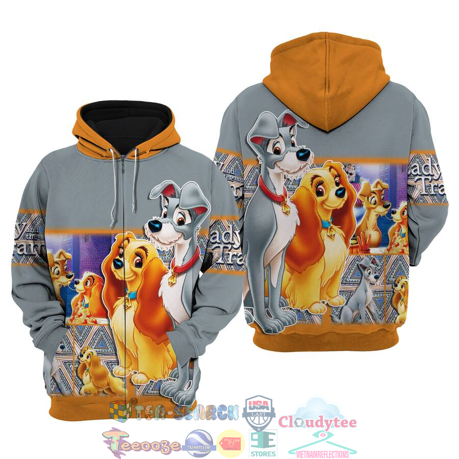 Lady And The Tramp Disney Hoodie 3D Lady And The Tramp Disney Hoodie 3D