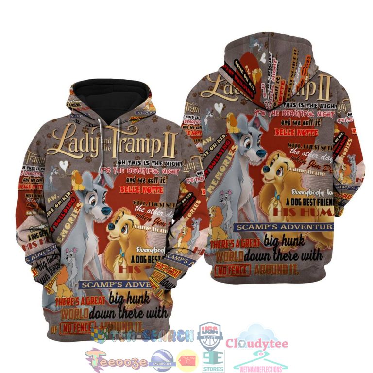 Lady-And-The-Tramp-Ii-Punk-Words-Pattern-Disney-Quotes-Hoodie-3D-2