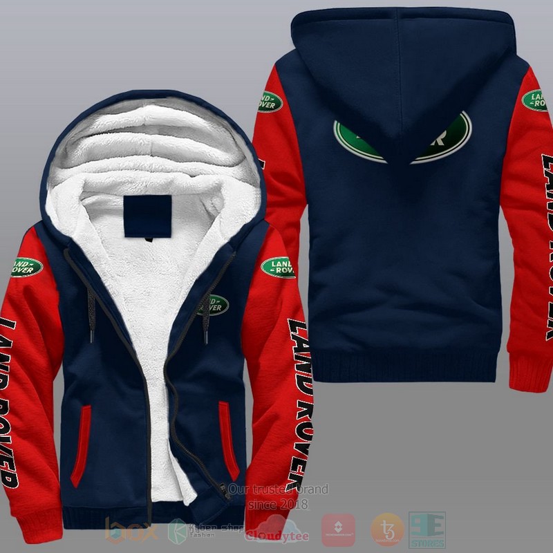 Land Rover Car Fleece Hoodie Land Rover Car Fleece Hoodie
