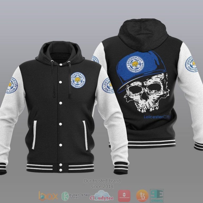 Leicester-City-Fc-Skull-Baseball-Hoodie-Jacket-1