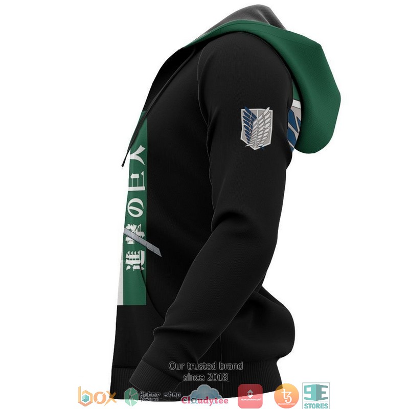Levi Ackerman Attack On Titan Anime 3D Hoodie Levi Ackerman Attack On Titan Anime 3D Hoodie