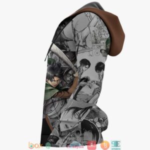 Levi Ackerman Attack On Titan Anime Merch Manga 3D Hoodie