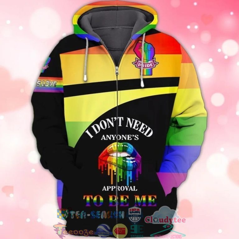 Lgbt-Pride-I-DonT-Need-AnyoneS-Approval-To-Be-Me-3D-Hoodie-1