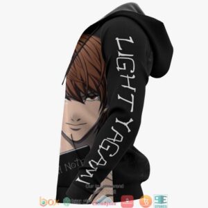 Light Yagami Anime Merch 3D Hoodie