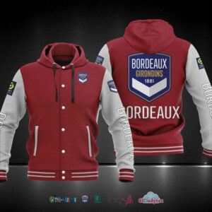 Ligue 1 Girondins De Bordeaux Baseball Hoodie Jacket