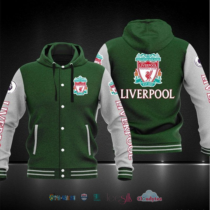 Liverpool F.C Baseball Hoodie Jacket Liverpool F.C Baseball Hoodie Jacket