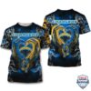Los Angeles Chargers Dragon Nfl 3D Hoodie T-Shirt
