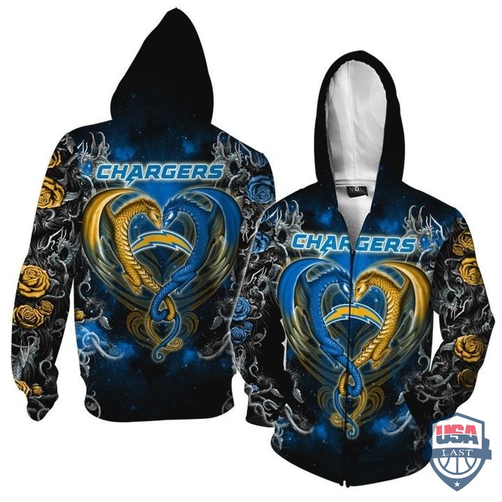 Los-Angeles-Chargers-Dragon-Nfl-3D-Hoodie-T-Shirt-2
