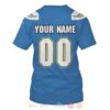 Los Angeles Chargers National Football League Personalized 3D Hoodie
