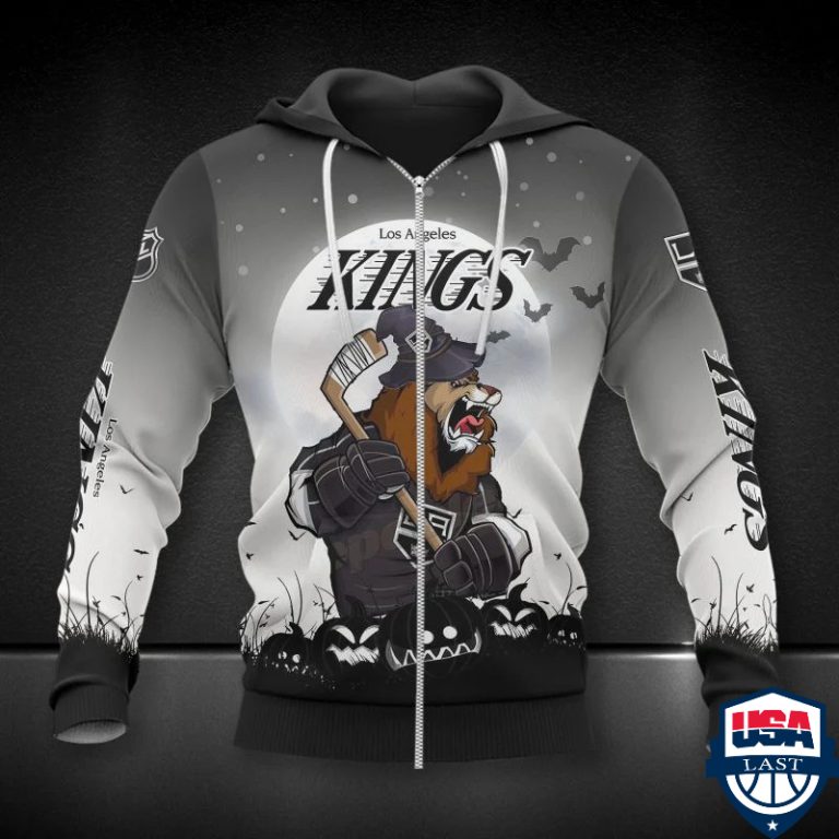 Los-Angeles-Kings-Nhl-Halloween-All-Over-Printed-Hoodie-3