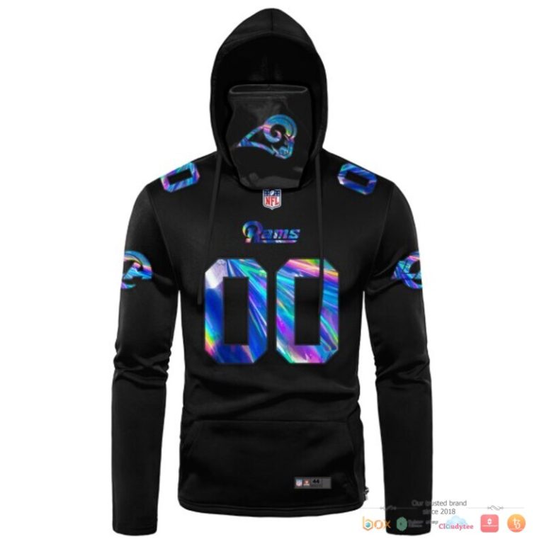 Los-Angeles-Rams-Black-Hologram-3D-Hoodie-Mask-2