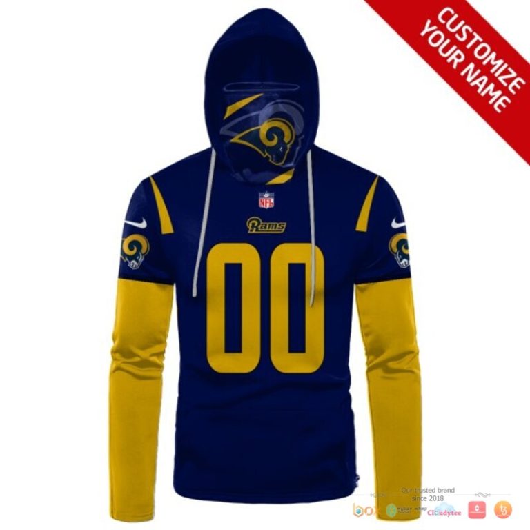 Los-Angeles-Rams-Blue-And-Yellow-3D-Hoodie-Mask-2