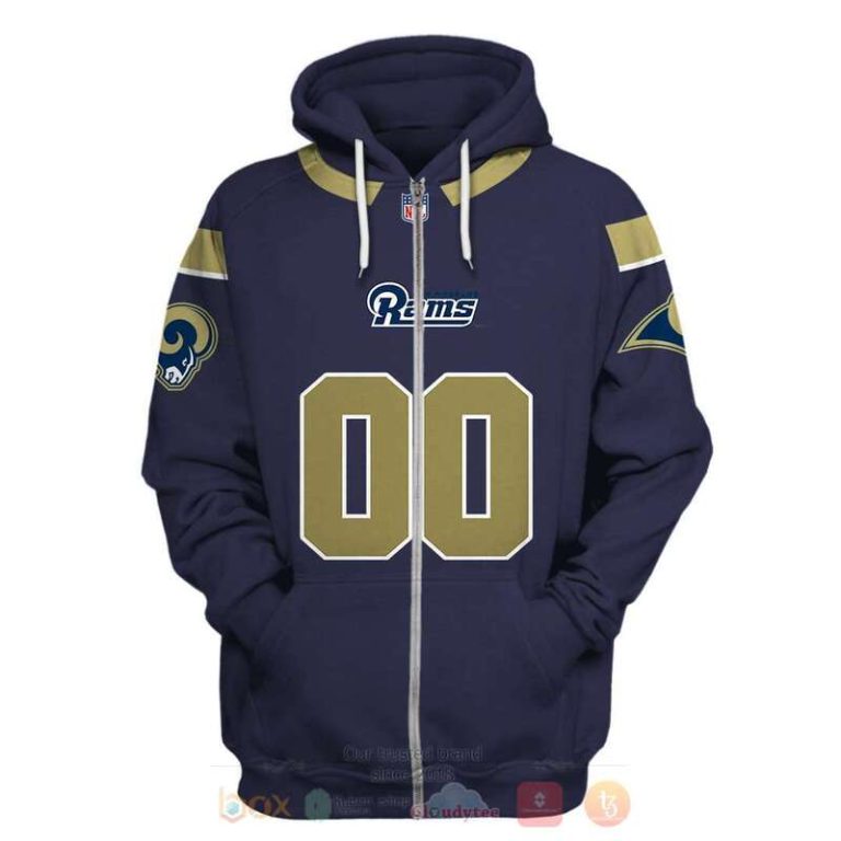 Los-Angeles-Rams-Nfl-Personalized-3D-Hoodie-Jersey-Shirt-2