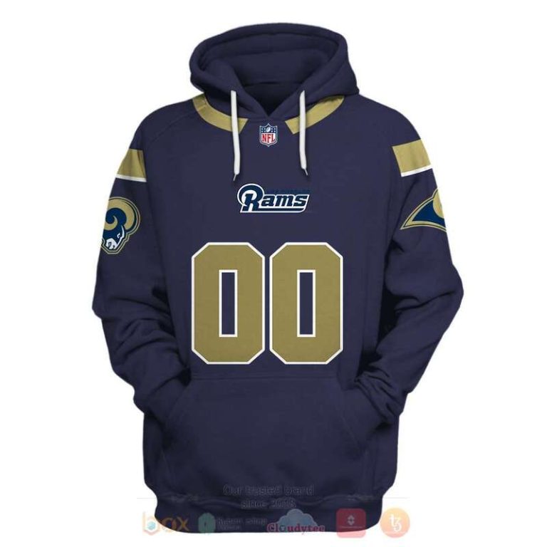 Los-Angeles-Rams-Nfl-Personalized-3D-Hoodie-Jersey-Shirt-3
