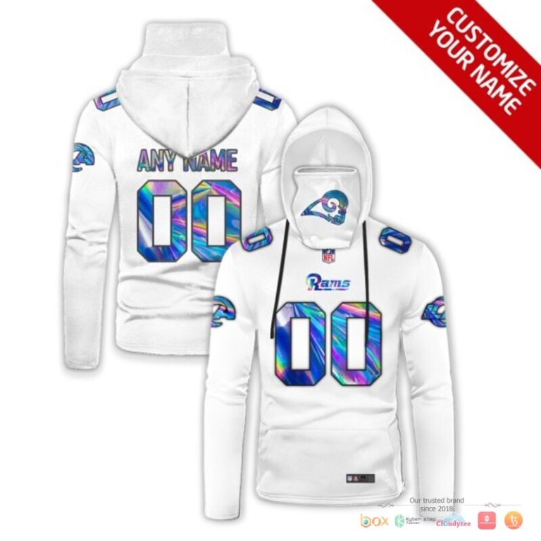 Los-Angeles-Rams-White-Hologram-3D-Hoodie-Mask-1