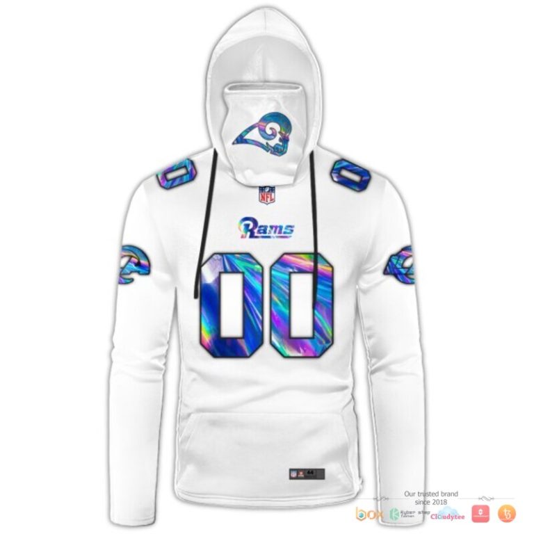 Los-Angeles-Rams-White-Hologram-3D-Hoodie-Mask-2