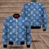 Louis Vuitton Blue Pattern Hoodie