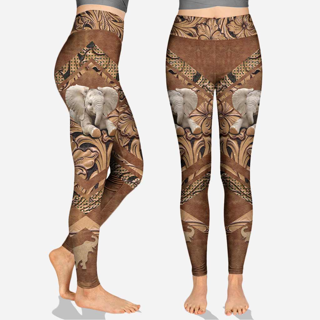 Love Elephants Personalized All Over Printed Hoodie And Leggings Love Elephants Personalized All Over Printed Hoodie And Leggings