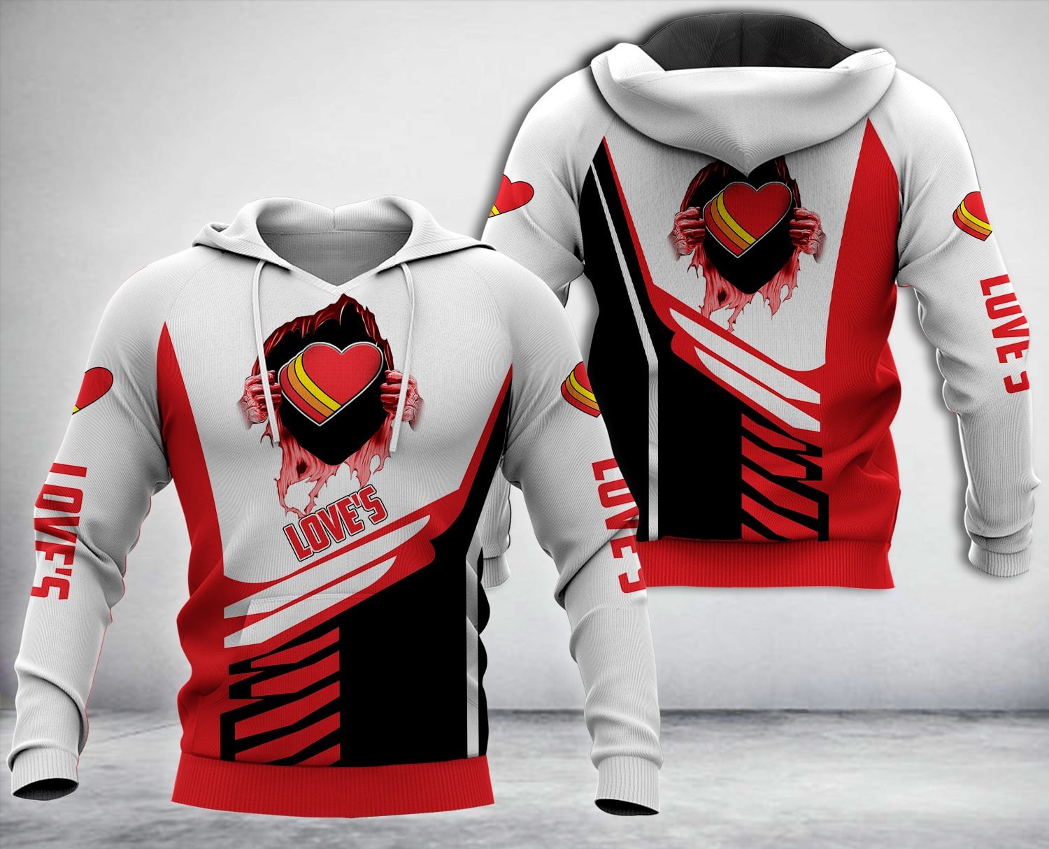 Love’S 3D Hoodie Love’S 3D Hoodie