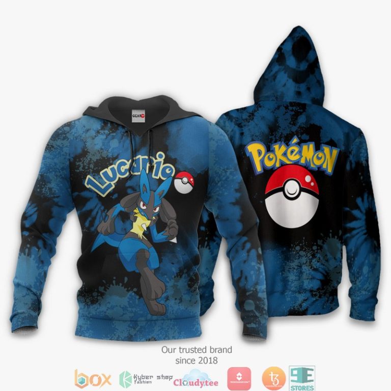 Lucario-Pokemon-Anime-Merch-Tie-Dye-3D-Hoodie-Bomber-Jacket-3