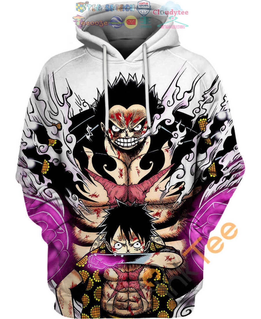 Luffy Gear 4 One Piece Hoodie 3D Luffy Gear 4 One Piece Hoodie 3D