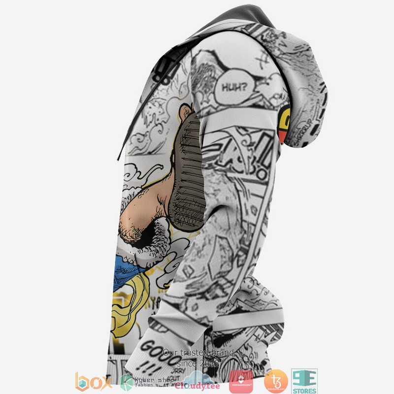 Luffy Gear 5 One Piece Anime Merch Mix Manga 3D Hoodie Luffy Gear 5 One Piece Anime Merch Mix Manga 3D Hoodie