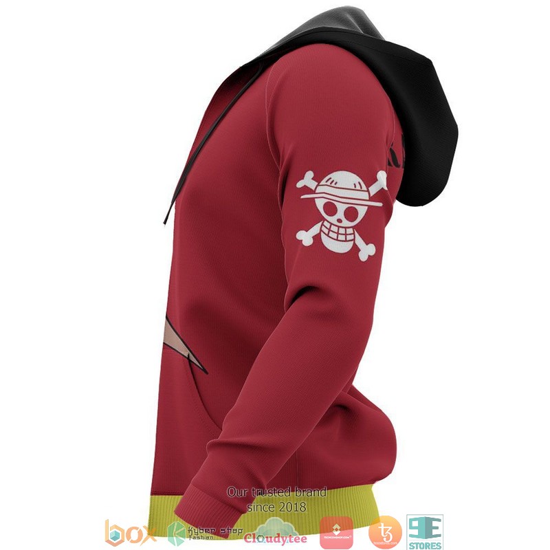 Luffy Straw Hat One Piece Anime 3D Hoodie Luffy Straw Hat One Piece Anime 3D Hoodie