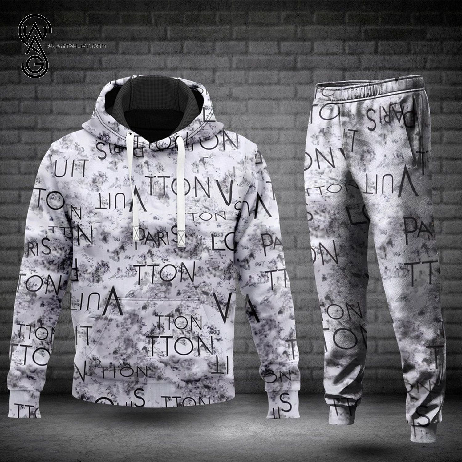Lv Symbol Full Print Hoodie And Pants Lv Symbol Full Print Hoodie And Pants