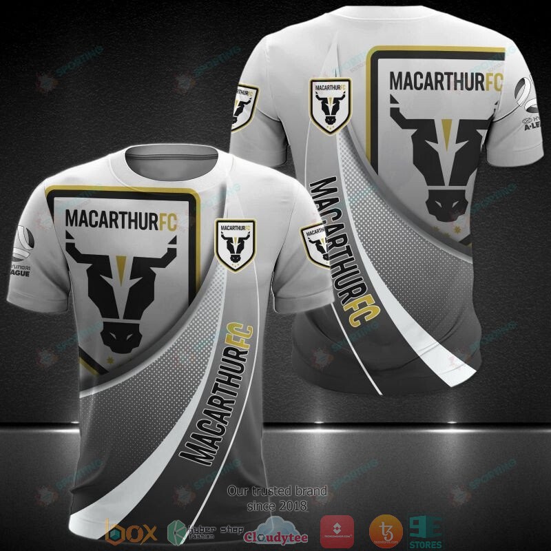 Macarthur Fc Grey 3D Hoodie Macarthur Fc Grey 3D Hoodie
